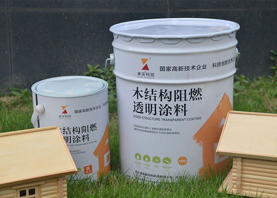 China pintura ignífuga a base de agua de 15mins 0.3m m para la madera de madera exterior Osb ambiental proveedor